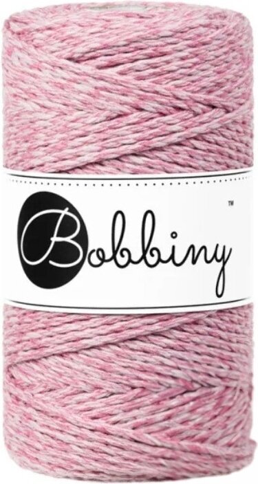 Cordão Bobbiny 3PLY Macrame Rope 3 mm Rasberry Shake