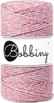 Touw Bobbiny 3PLY Macrame Rope 3 mm Rasberry Shake Touw - 1