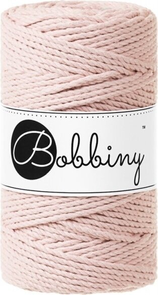 Schnur Bobbiny 3PLY Macrame Rope 3 mm Pastel Pink Schnur