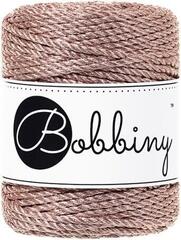 Мотузка Bobbiny 3PLY Macramé Rope 3 мм 50 m Metallic Rose Gold Мотузка