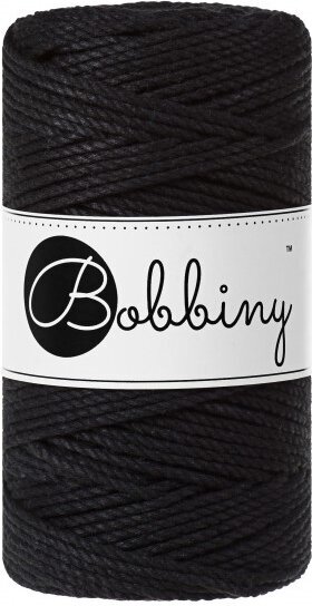 Cordon Bobbiny 3PLY Macrame Rope 3 mm Noir