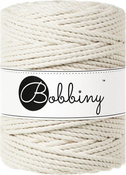 Cord Bobbiny 3PLY Macrame Rope 5 mm 100 m Natural Cord