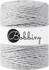 Cord Bobbiny 3PLY Macramé Rope 5 mm 100 m Light Grey Cord