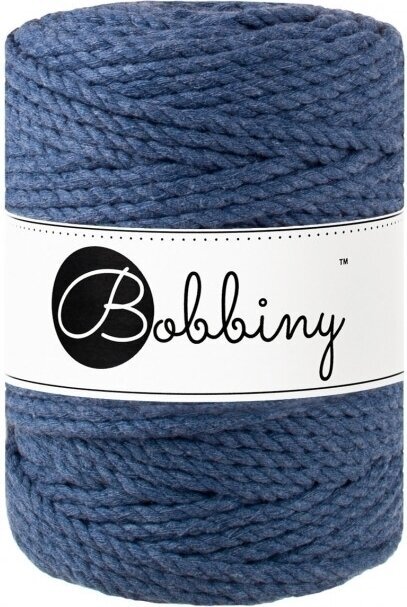 Snor Bobbiny 3PLY Macrame Rope Snor 5 mm Jeans