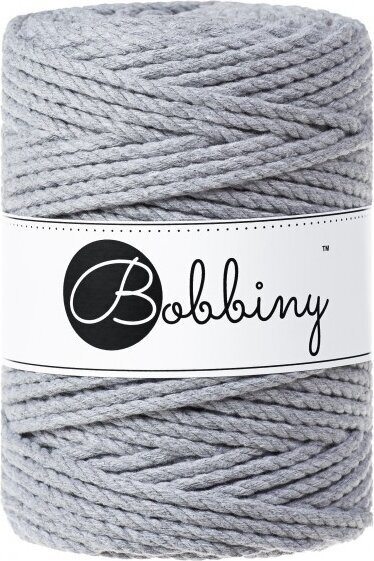 Cable Bobbiny 3PLY Macrame Rope Cable 5 mm Silver