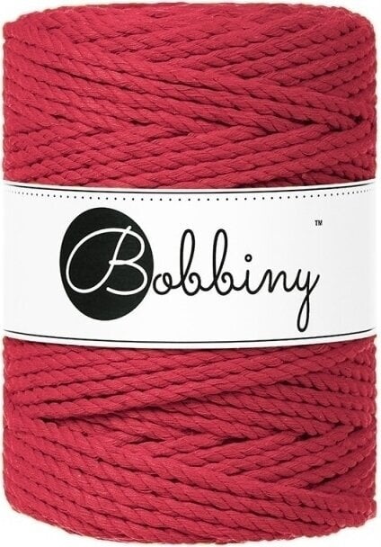 Cord Bobbiny 3PLY Macrame Rope 5 mm Classic Red