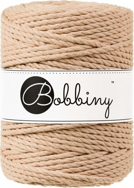 Cord Bobbiny 3PLY Macrame Rope Cord 5 mm Biscuit