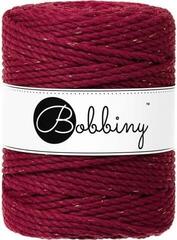 Kanap Bobbiny 3PLY Macramé Rope 5 mm 100 m Golden Wine Red Kanap