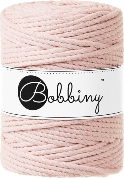 Snor Bobbiny 3PLY Macrame Rope Snor 5 mm Pastel Pink