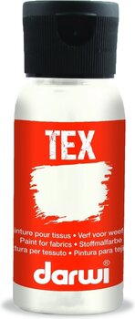 Barva za tekstil Darwi Tex Fabric Paint 50 ml White - 1
