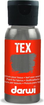 Peinture pour tissu Darwi Tex Fabric Paint 50 ml Zinc - 1