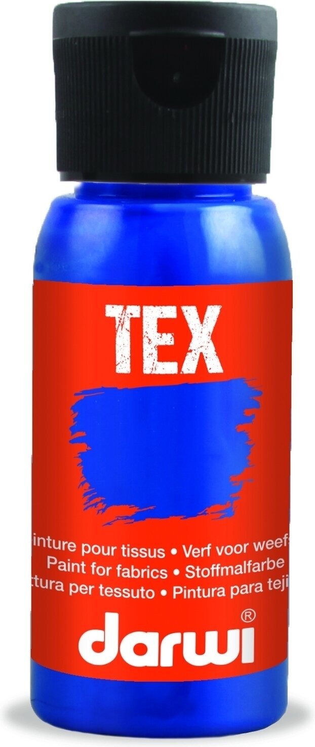 Peinture pour tissu Darwi Tex Fabric Paint 50 ml Ultramarine Blue