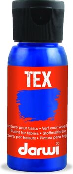 Textielverf Darwi Tex Fabric Paint 50 ml Ultramarine Blue - 1