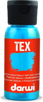Textielverf Darwi Tex Fabric Paint 50 ml Turquoise Blue - 1