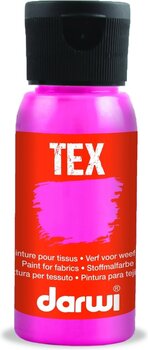 Textielverf Darwi Tex Fabric Paint 50 ml Neon Pink - 1