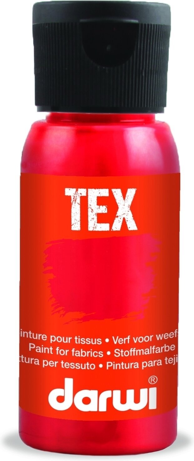 Stofmaling Darwi Tex Fabric Paint 50 ml Vermilion