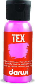 Fabric paint Darwi Tex Fabric Paint 50 ml Pearlescent Pink - 1