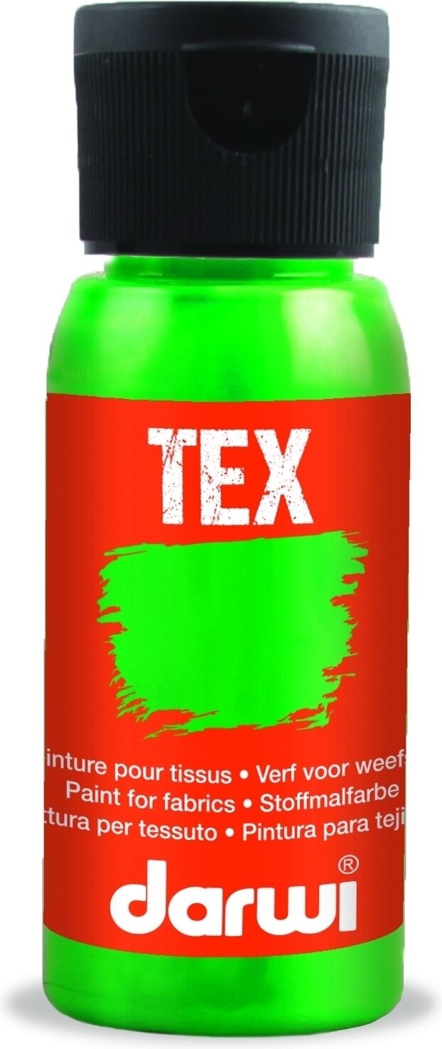 Barva na textil Darwi Tex Fabric Paint 50 ml Light Green