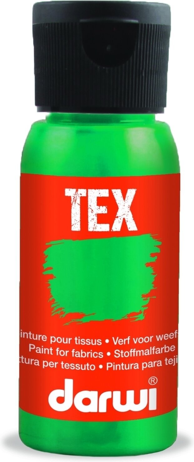 Barva na textil Darwi Tex Fabric Paint 50 ml Dark Green