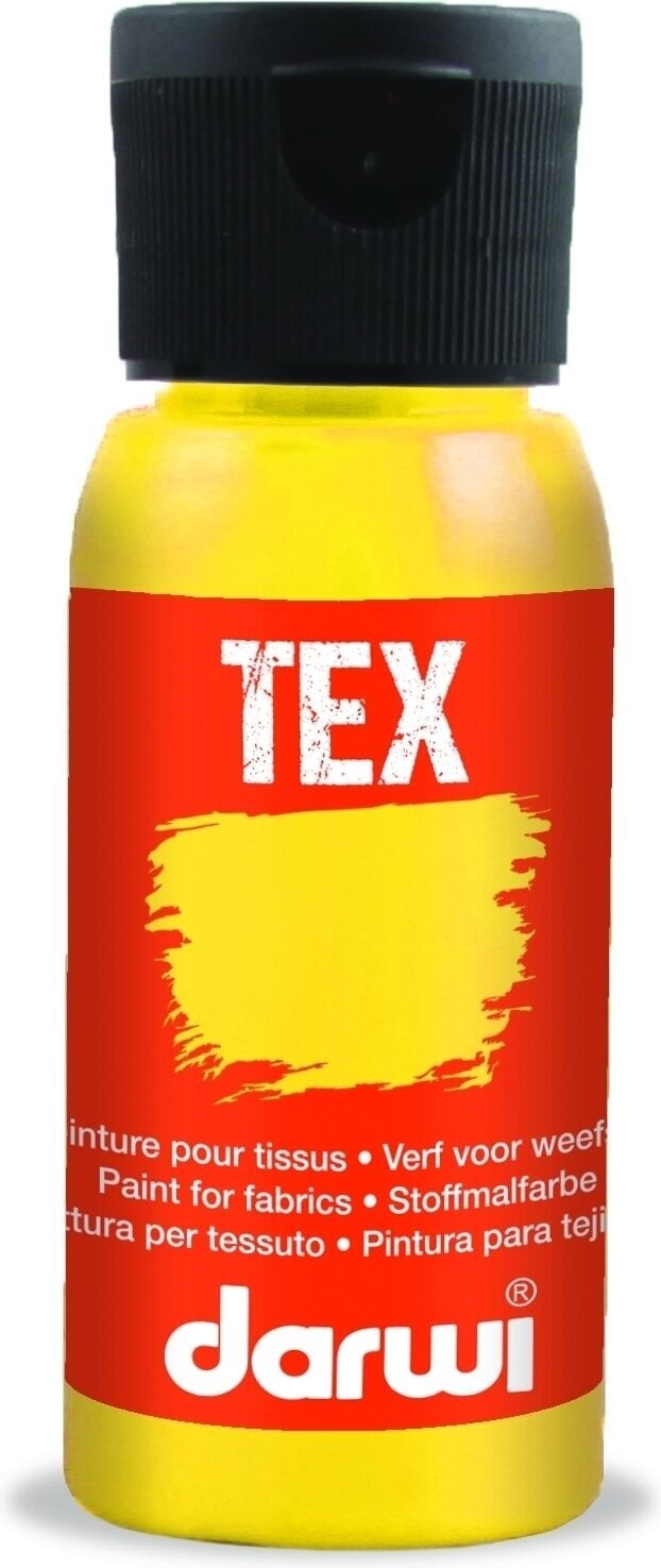 Kangasmaali Darwi Tex Fabric Paint 50 ml Dark Yellow