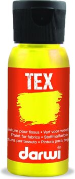 Βαφή για Ύφασμα Darwi Tex Fabric Paint 50 ml Neon Yellow - 1
