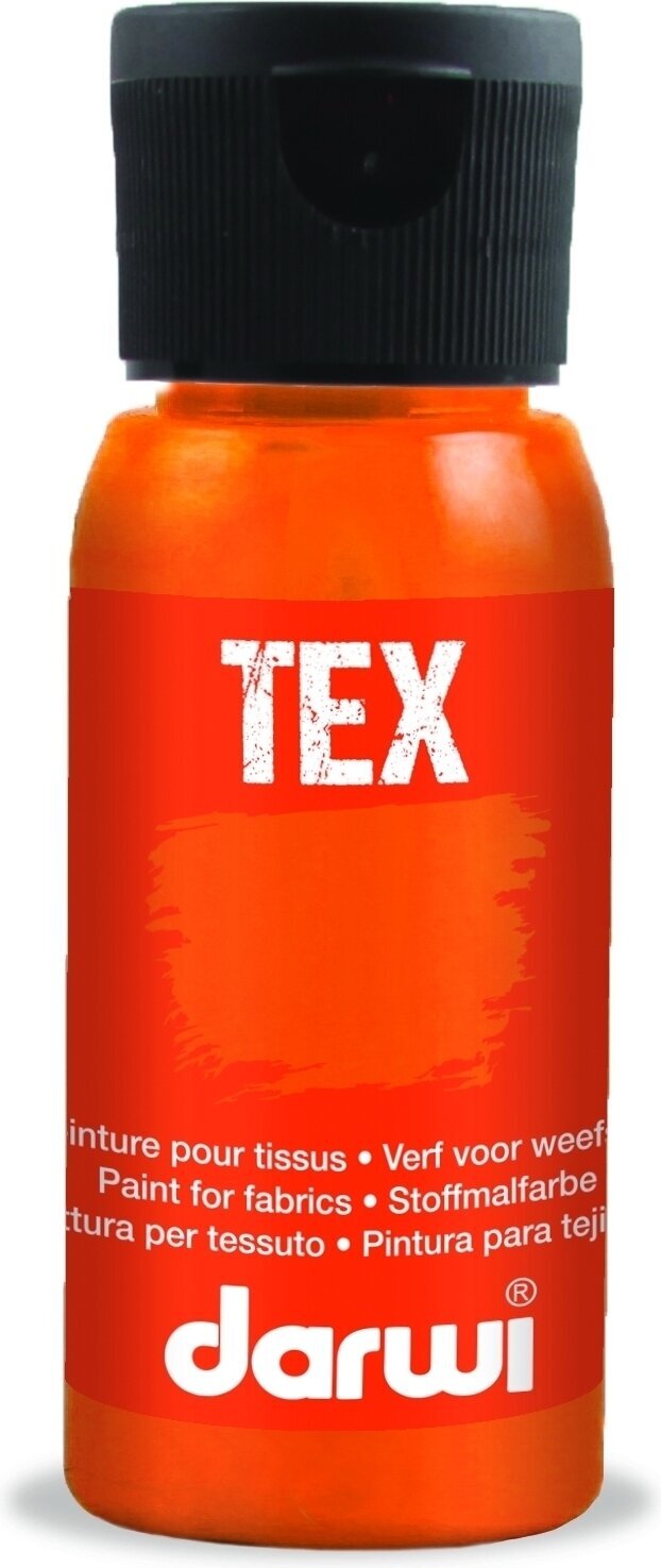 Боя за текстил Darwi Tex Fabric Paint Боя за плат 50 ml Orange