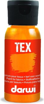 Βαφή για Ύφασμα Darwi Tex Fabric Paint 50 ml Neon Orange - 1