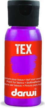 Farba na textil Darwi Tex Fabric Paint Farba na látky 50 ml Fuchsia - 1