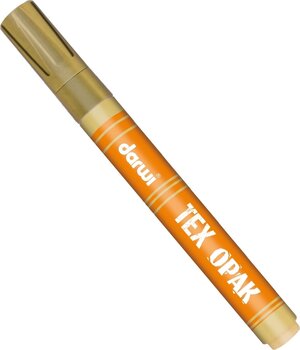 Felt-Tip Pen Darwi Tex Fabric Opak Marker Textile Marker Gold 6 ml 1 pc - 1