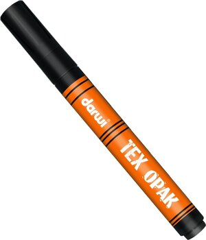 Felt-Tip Pen Darwi Tex Fabric Opak Marker Black 6 ml 1 pc - 1