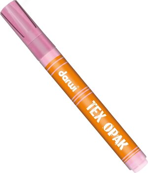 Pixur cu pâslă Darwi Tex Fabric Opak Marker Marker textil Pink 6 ml 1 buc - 1