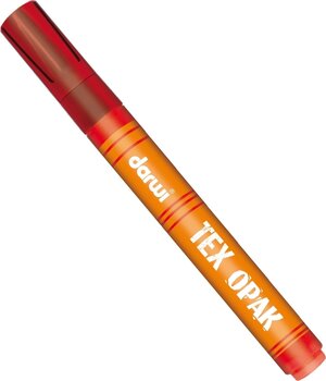Felt-Tip Pen Darwi Tex Fabric Opak Marker Vermilion 6 ml - 1