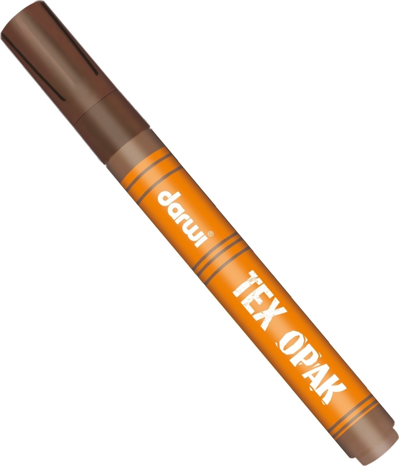 Felt-Tip Pen Darwi Tex Fabric Opak Marker Dark Brown 6 ml 1 pc