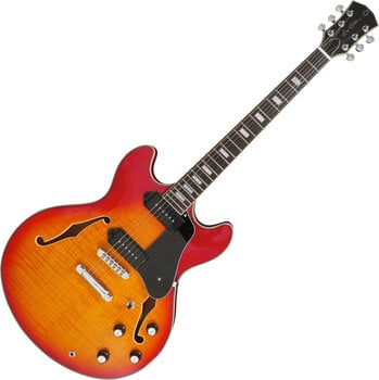 Semi-Acoustic Guitar Sire Larry Carlton H7V Cherry Sunburst - 1