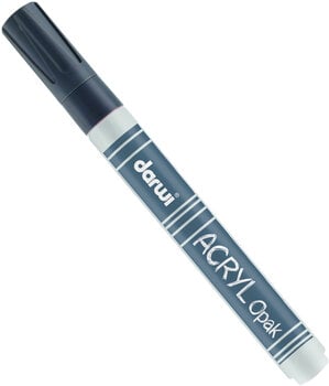 Felt-Tip Pen Darwi Acryl Opak Marker Silver 6 ml - 1