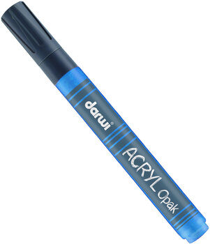 Felt-Tip Pen Darwi Acryl Opak Marker Dark Blue 6 ml - 1
