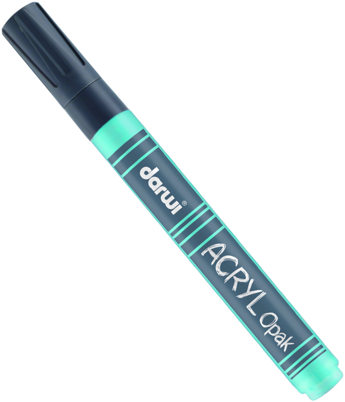 Viltstift Darwi Acryl Opak Marker Acryl marker Turquoise Green 6 ml 1 stuk