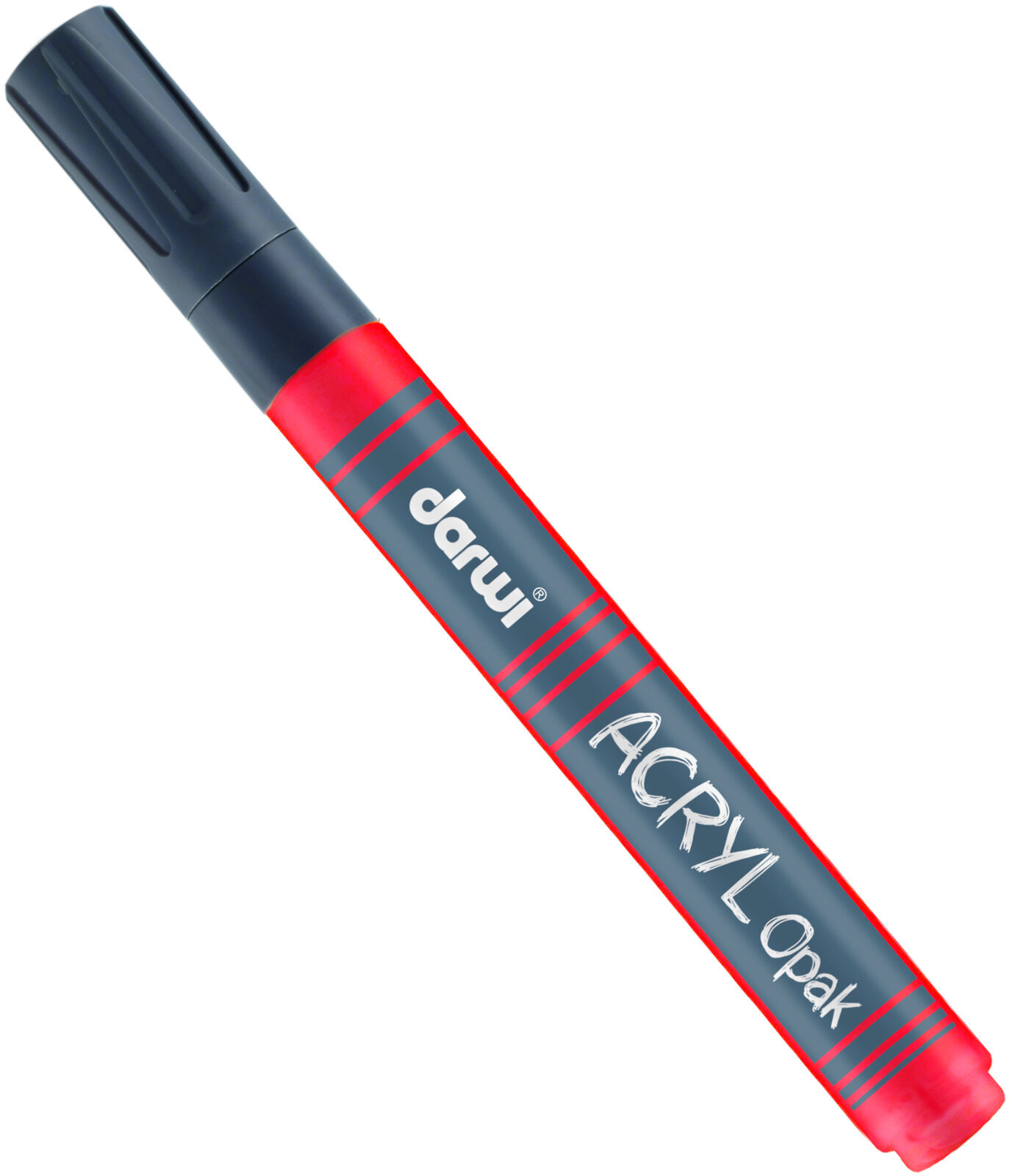 Felt-Tip Pen Darwi Acryl Opak Marker Acryl Marker Vermilion 6 ml 1 pc