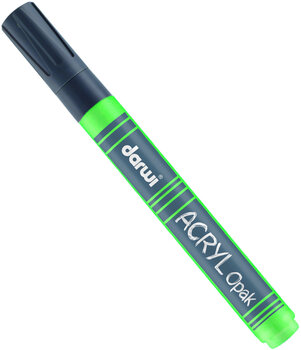 Felt-Tip Pen Darwi Acryl Opak Marker Permanent Green 6 ml - 1
