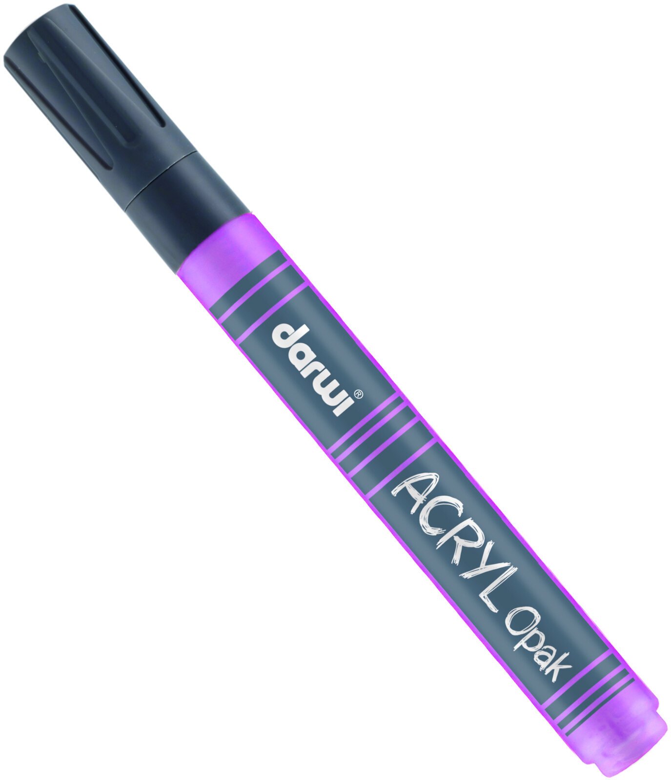 Flomaster Darwi Acryl Opak Marker Akrilni marker Purple 6 ml 1 kos
