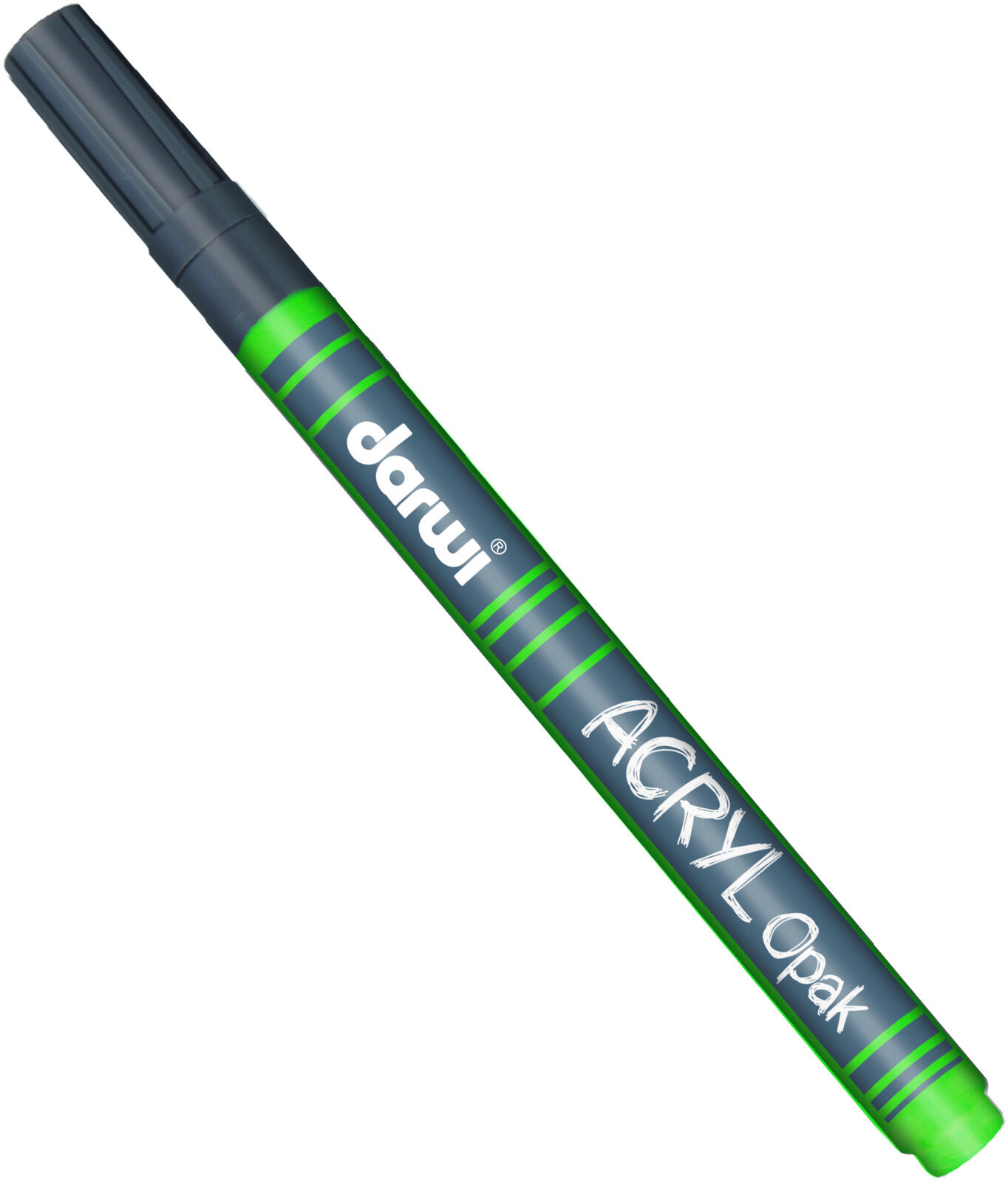Felt-Tip Pen Darwi Acryl Opak Marker Acryl Marker Permanent Green 3 ml 1 pc
