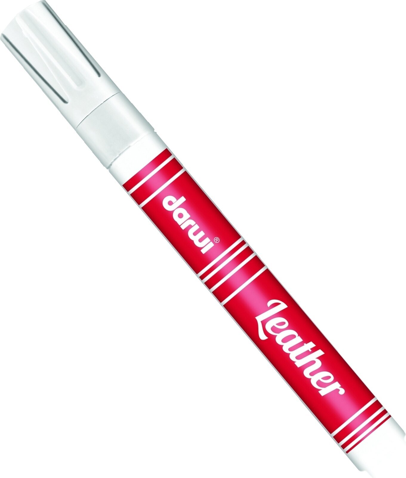 Felt-Tip Pen Darwi Paint On Leather Marker White 6 ml 1 pc