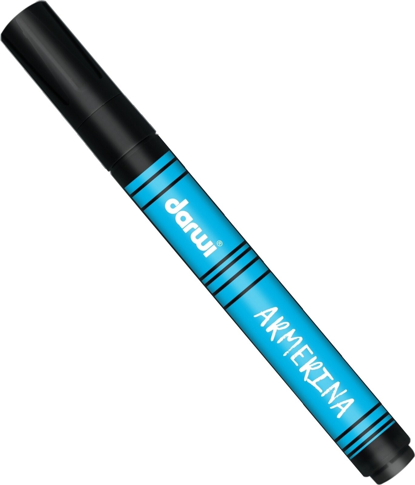 Felt-Tip Pen Darwi Cold Ceramic Paint Marker Black 6 ml
