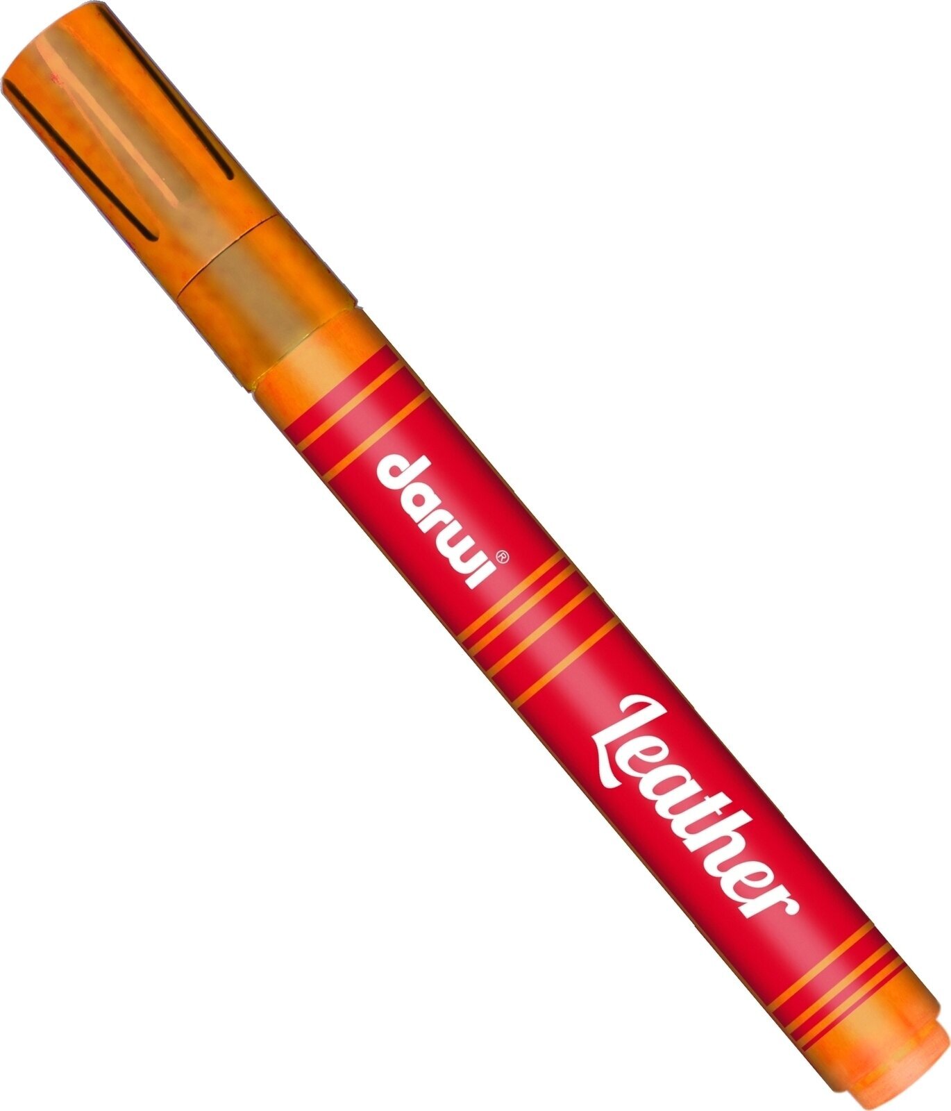 Felt-Tip Pen Darwi Paint On Leather Marker Leather Marker Orange 6 ml 1 pc
