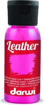 Leather/Faux leather paint Darwi Paint On Leather Pink 50 ml - 1