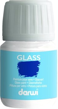 Barva na sklo Darwi Glass Paint 30 ml White - 1