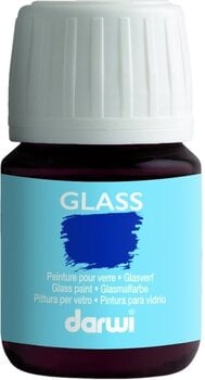 Glasfarbe Darwi Glass Paint 30 ml Vermilion - 1