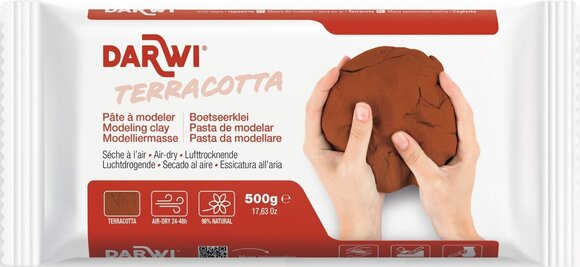 Samoschnúca hmota Darwi The Self-Hardening Modelling Clay Terracotta Terracotta 500 g - 1