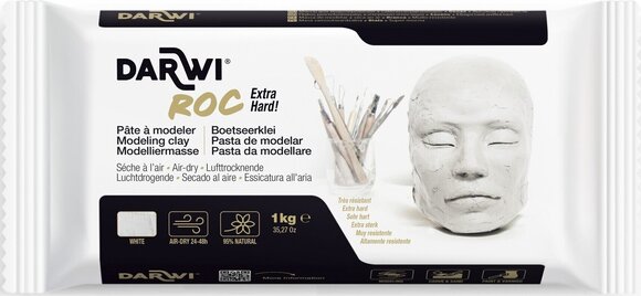 Argila secagem ao ar Darwi The Self-Hardening Modelling Clay Roc 1000 g - 1