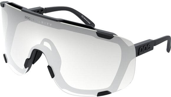 Cycling Glasses POC Devour Photochromic Uranium Black/Clarity Photochromic Changeable Grey Cycling Glasses - 1